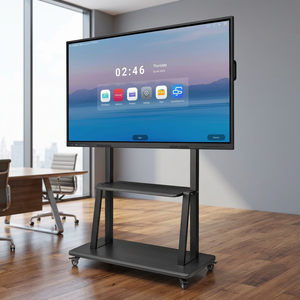 Pantalla LCD digital hiseeview 4K con pantalla táctil, de doble cara y con soporte de pie, pizarra electrónica para la enseñanza - Product Image 1