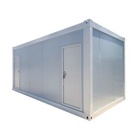 Conteneur portable en acier de 20 pieds, maison, toilettes, bureau, extérieur mobile, extensible, préfabriqué, moderne, de luxe, étanche, installation rapide