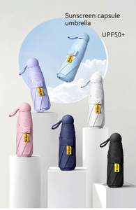 Promotional Wholesale 8-Bone Ultra-<b>Light</b> 50% Capsule Umbrella Women's Modern Silk Sunscreen <b>Parasol</b> - Product Image 6