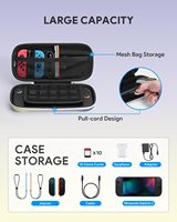 Étui pour Nintendo Switch 2, conception améliorée anti-choc en nid d'abeille, housse de protection intégrale portable pour voyage