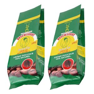 Jamaika mavi dağ kavrulmuş 250G kahve çekirdeği ambalaj çanta Zip kilit kahve paketi çanta eko PET/AL/PE çanta kahve için - Product Image 4