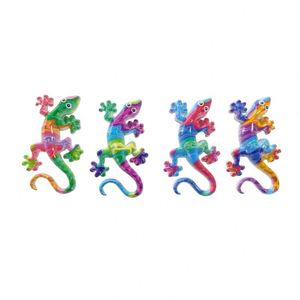Figuras de Resina de Animales Macaron, Adorno de Lagarto Animado en 3D, Personalizado, Multicolor, para Figuras de Resina Estilo Art Deco - Product Image 3