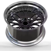 Jantes forgées sur mesure en 2 parties 5x120 5x112 5x114.3 5x130, jantes en aluminium forgées légères pour voitures particulières Benz Audi Bmw