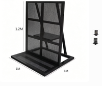 Barrière de sécurité mobile anti-collision et anti-explosion en acier galvanisé robuste pour le contrôle des foules lors de concerts et événements sportifs