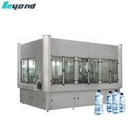 Ligne de production d'eau pure et minérale en bouteille, entièrement automatique, 3 en 1, mini, pour petites entreprises, remplissage et conditionnement