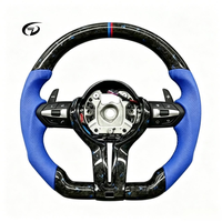 Volant de voiture en fibre de carbone forgé sur mesure pour BMW F10 F30 F80 E46 E90 I8 M4 M5 M6 X3 X4 Série 5 M Performance