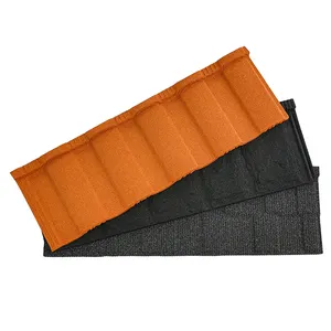 It Is Relatively Safe From Storms And Earthquakes Stone Coated Steel Roofing Modern Stone coated steel roofing tile