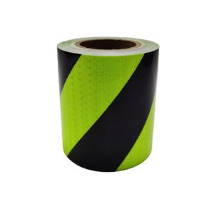 Latti Reflective stickerce amarillo negro cinta reflectante tira Crystal color Grid película reflectante Rojo blanco diagonal reflectante - Product Image 3