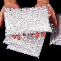Perles d'imitation ABS rondes en vrac avec trou, 3mm-20mm, perles d'imitation ABS à demi-trou, vente en gros