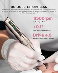 ปากกาสักไร้สาย Biomaser U1 Pro 6 ระดับความเร็ว เครื่องสักถาวรสำหรับสักเครื่องสำอาง - Product Image 3
