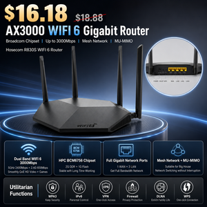 Mejor vendedor de routers: <span class=keywords><strong>Router</strong></span> DualBand <span class=keywords><strong>5G</strong></span> 2.4G WiFi6 AX3000 R830S compatible con redes Mesh FTTX para clientes <span class=keywords><strong>TP</strong></span>-<span class=keywords><strong>LINK</strong></span>, HUAWEI, XIAOMI - Product Image 1
