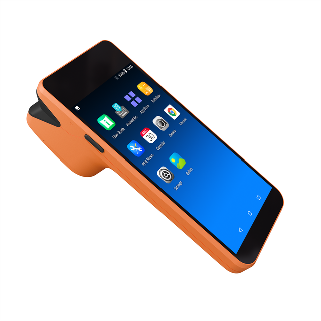 Newpas N2 Handheld GMS Android POS Terminal Manufactures 6.0 Inch Touch Screen 4G NFC Payment Mobile Pos Machine with Printer