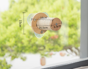 Juguete para gatos <span class=keywords><strong>DIY</strong></span> con ventosas fuertes, hamaca, estante de madera, perchero, cama para gatos en ventana, muebles - Product Image 2