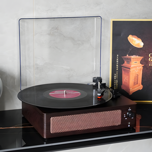 Trong Kho Tốt Nhất Bán Cổ Điển Retro Xách Tay Được Xây Dựng Trong Loa Loại-C Vinyl Ghi Máy Nghe Nhạc Hi-Fi Lp Máy Nghe Nhạc Cho Nhà Sử Dụng Đi Chơi Quà Tặng - Product Image 1