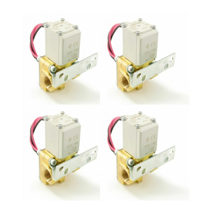 4ct 真鍮製エアソレノイド、取り付けブラケット付き - 12ボルト、<span class=keywords><strong>3</strong></span>/8インチNPTポート、新品、純正、Spot Plc - Product Image 1