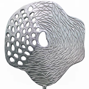 Sculpture abstraite en aluminium de style nautique unique, formes géométriques, design moulé, pour la maison, le bureau, les étagères et les tables. - Product Image 5