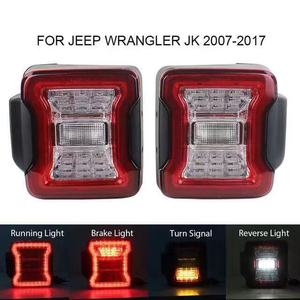 ไฟท้ายรถยนต์ LUMA รุ่นใหม่ 4x4 สีแดงและสีรมควัน สำหรับรถจี๊ปแรงเลอร์ JK ปี 2007-2017 อัพเกรดเป็นรุ่น <span class=keywords><strong>JL</strong></span> - Product Image 2