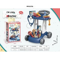 Console médicale pour enfants avec lumières et sons, ensemble de jeu d'imitation, jeu de rôle de simulation de médecin et d'infirmière, cadeau éducatif pour les jeunes enfants