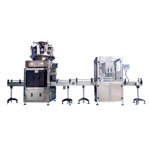 Tự động khoai tây đóng gói chip dòng hạt cà phê đậu niêm phong đóng nắp Hạt máy chiết rót cho chai/Jar/có thể - Product Image 3