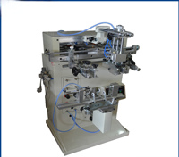 Mesin Sablon Semi-Otomatis untuk Permukaan Lengkung Printer Tabung Rotary Baru