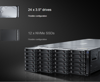 新一代 FusionServer G5500 V7 4U 2 插槽 Xeon CPU AI 机架式服务器，配备 SSD 和 64GB RAM