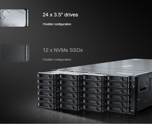 เซิร์ฟเวอร์รุ่นใหม่ FusionServer G5500 V7 4U 2-socket Xeon CPU AI Rack Server พร้อม SSD และ RAM 64GB - Product Image 3