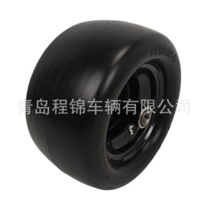 Pneus pleins pour tondeuses à gazon Cheng Jin 11X6.00-5 pouces, conception diagonale pour tracteurs commerciaux - Product Image 2