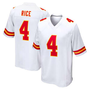 Camiseta de Fútbol Estilo Kansas City Unisex al por Mayor # 15 Patrick Mahomes # 32 Bolton # 87 Kelce # 10 Pacheco Short Estampado Americano - Product Image 2