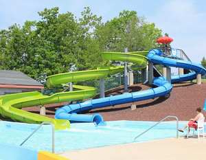 Thrill Outdoor Campe Piscina de acero interior <span class=keywords><strong>Toboganes</strong></span> de fibra de vidrio para Parque de Aventuras - Product Image 1