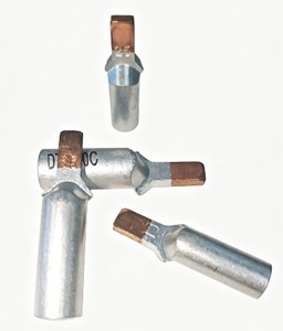 Borne de câble bimétallique à <span class=keywords><strong>soudure</strong></span> par friction DTLC en <span class=keywords><strong>cuivre</strong></span> et aluminium, 10-70 mm², pour disjoncteur, anti-corrosion, à enfiler - Product Image 1