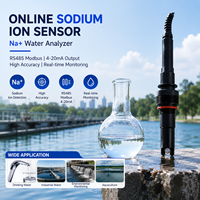 Analyseur de qualité de l'eau en ligne avec capteur d'ions sodium Na+ RS485 Modbus 4-20mA pour l'eau potable et l'eau industrielle