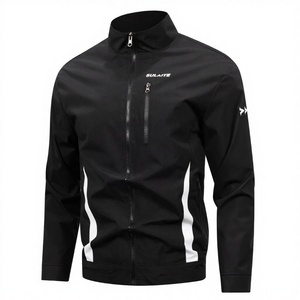 Men's Trendy All-Weather Waterproof Breathable <b>Canvas</b> Zipper Bomber <b>Jacket</b> Stand Windproof Outdoor Sports Leisure Workwear - Product Image 3