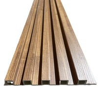 Panneaux Muraux Plaqués PVC WPC à Grain de Bois SONSILL pour Décoration Intérieure Murale ou de Plafond