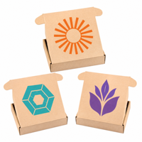 Boîte d'expédition en carton ondulé écologique et recyclable, boîte à courrier en kraft, couleurs personnalisées, pliable pour l'emballage et la livraison, vente en gros