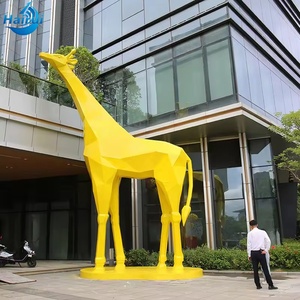 Statues d'animaux sur mesure, décoration intérieure, décoration extérieure grandeur nature, <span class=keywords><strong>girafe</strong></span> créative en résine, statue de <span class=keywords><strong>girafe</strong></span> - Product Image 1