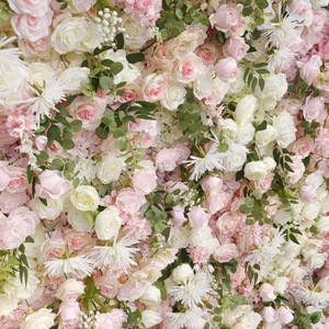 ดอกไม้จำลองเทียมการจัดดอกไม้ตกแต่งงานแต่งงาน5D <span class=keywords><strong>ผนัง</strong></span>พื้นหลัง<span class=keywords><strong>ผนัง</strong></span>ดอกไม้ตามผ้า - Product Image 4