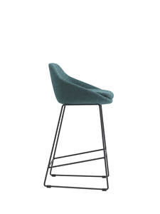 Chaise <span class=keywords><strong>de</strong></span> <span class=keywords><strong>bar</strong></span> à café en tissu à armature métallique <span class=keywords><strong>Tabouret</strong></span> <span class=keywords><strong>de</strong></span> <span class=keywords><strong>bar</strong></span> <span class=keywords><strong>de</strong></span> salle à manger Chaise haute <span class=keywords><strong>de</strong></span> meubles <span class=keywords><strong>de</strong></span> <span class=keywords><strong>bar</strong></span> avec dossier - Product Image 3