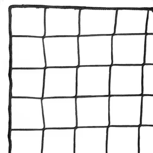 Red de seguridad de poliéster anudada negra de malla de <span class=keywords><strong>4</strong></span> pulgadas para valla perimetral de campo de fútbol - Product Image 5