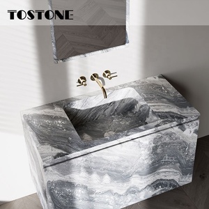 Centro <span class=keywords><strong>de</strong></span> tocador <span class=keywords><strong>de</strong></span> mármol veneciano marrón natural Tostone <span class=keywords><strong>para</strong></span> <span class=keywords><strong>colgar</strong></span> en la pared, ideal <span class=keywords><strong>para</strong></span> la decoración interior <span class=keywords><strong>de</strong></span> baños en hoteles <span class=keywords><strong>de</strong></span> lujo, apartamentos y villas. - Product Image 3