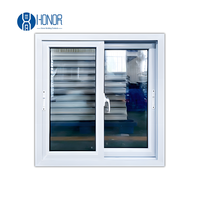 Fenêtres coulissantes modernes en PVC pour maisons, balcons, salons, faciles à nettoyer