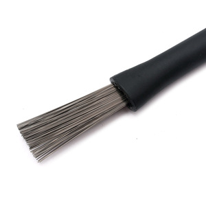 <span class=keywords><strong>Brosse</strong></span> pour tambour acoustique, 1 pièce, fil en acier inoxydable, jazz - Product Image 4