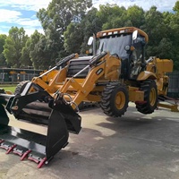 Chargeuse-pelleteuse Caterpillar 428F2 neuve, CAT428F, chargeuse-pelleteuse polyvalente avec godet fonctionnel 6 en 1, en vente en stock