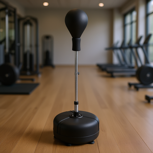 Saco de Boxeo Independiente con Base Grande, Negro, Altura Ajustable, para Entrenamiento de Reflejos, para Adolescentes y Adultos - Product Image 2