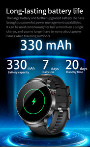 T100 TWS tai nghe 2 trong 1 thông minh đồng hồ 1.85-inch HD IPS HD màn hình cảm ứng không thấm nước gọi điện thoại 330mAh Vòng đeo tay thông minh reloj Smartwatch - Product Image 4