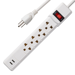 NEMA Power Strip Board 4 cửa hàng mở rộng ổ cắm với USB sạc - Product Image 3