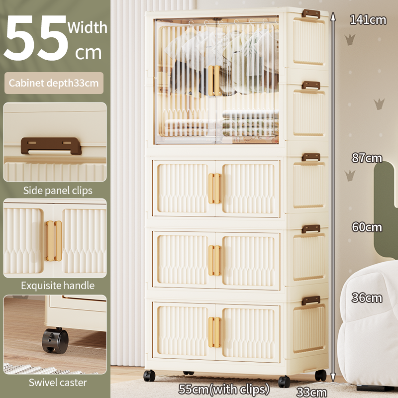 55 width-1 wardrobe-3 folding cabinet