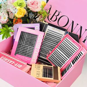 ขนตาปลอมแบบหนา 30 แถว ยี่ห้อลาคานาคู คลัสเตอร์ แลชเชส พร้อมชุดแหนบสำหรับติดง่าย - Product Image 1