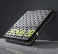 Matelas hybride à ressorts ensachés Euro Top, fermeté moyenne, 25 cm d'épaisseur, mousse haute densité, longue durée de vie, idéal pour les projets hôteliers