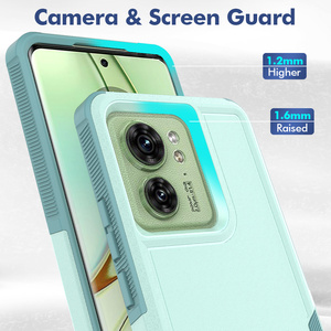 Armor Trường Hợp 2 Inch 1 Cứng PC Và TPU Lai Bìa Trở Lại Trường Hợp Bảo Vệ Cho Motorola Cạnh 40 - Product Image 4