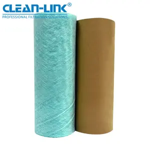 Wholesales Fiberglass Paint Stop Floor Air Filter Arrestor Media Rolls For Painting Booth With Filter